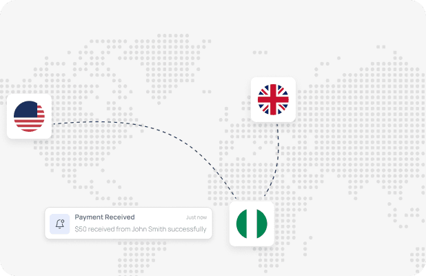 Receive payments globally